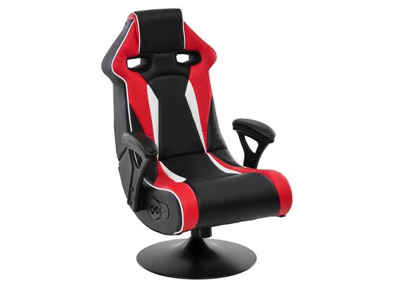Gamingstuhl Specter II B: 65 cm - Rot/Schwarz, Design, Kunststoff/Textil (65/113/76cm) - Livetastic Gamingstuhl Specter II B: 65 cm - Rot/Schwarz, Design, Kunststoff/Textil (65/113/76cm) - Livetastic