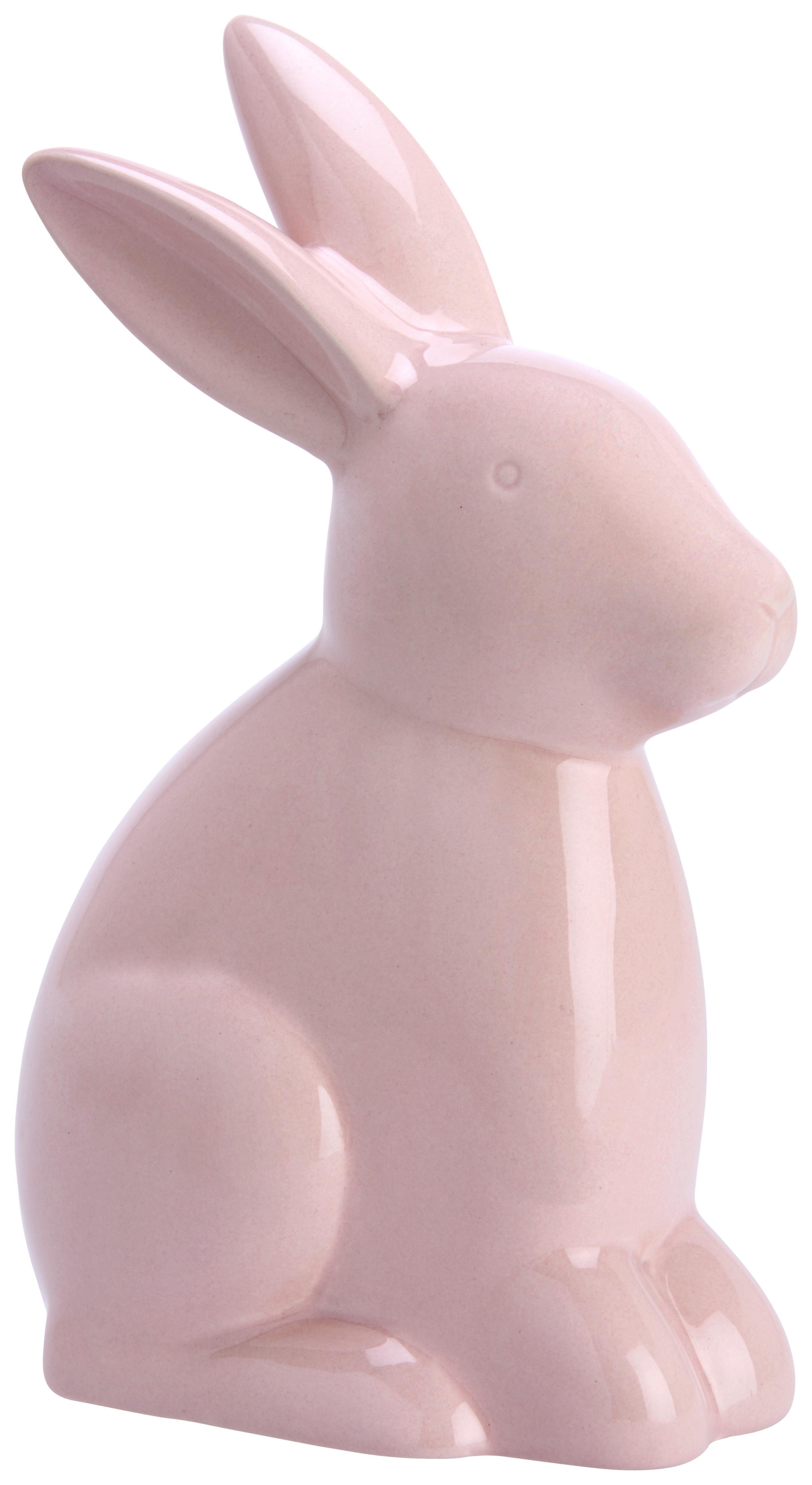 Zajíc Dekorační Hase I - šeříková, Basics, keramika (13,2/7,2/20cm)