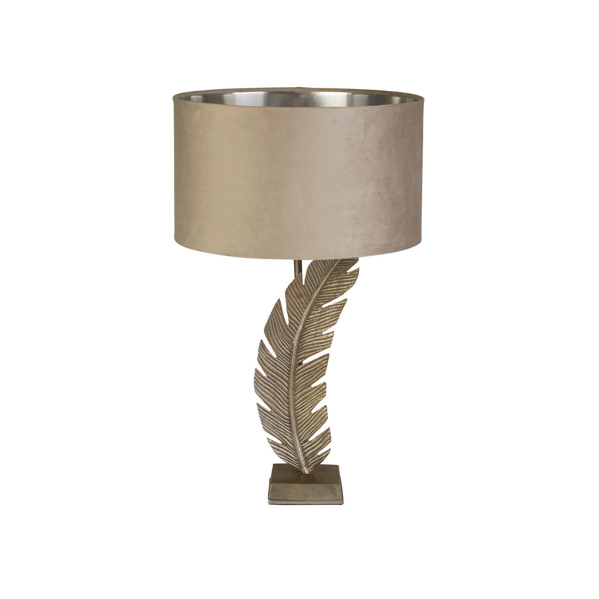 Tischleuchte Eu83761ta Lux & Belle - Messingfarben, KONVENTIONELL, Metall (10/15/64cm)