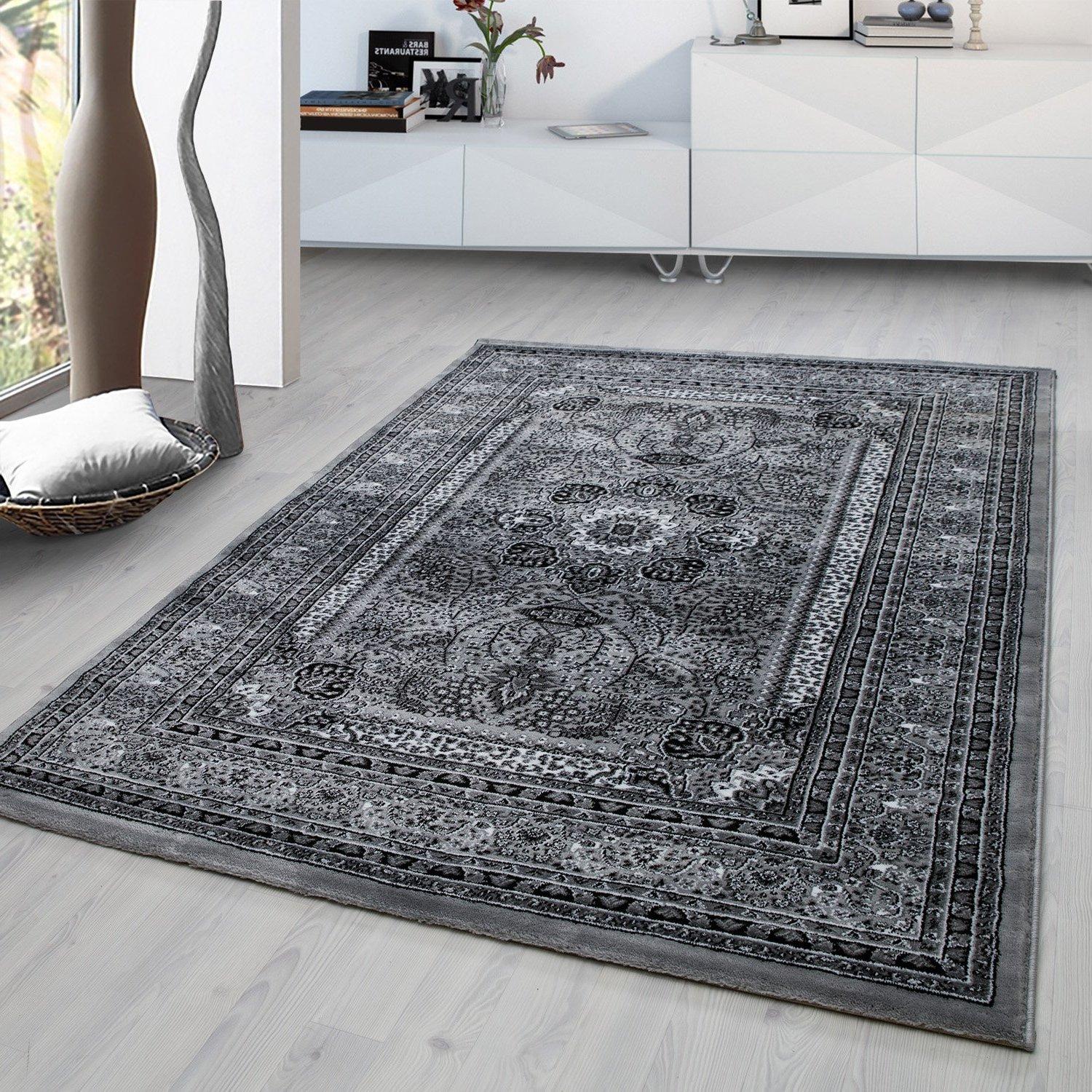 Orientalischer Webteppich Grau Marrakesh 80x150 cm - Grau, KONVENTIONELL, Textil (80/150cm)