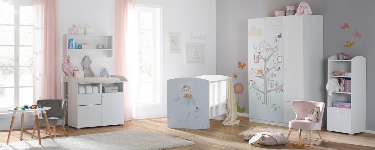 DĚTSKÝ STŮL CHILD - bílá/barvy dubu, Moderní, dřevo/kompozitní dřevo (60/46/60cm) - Zandiara