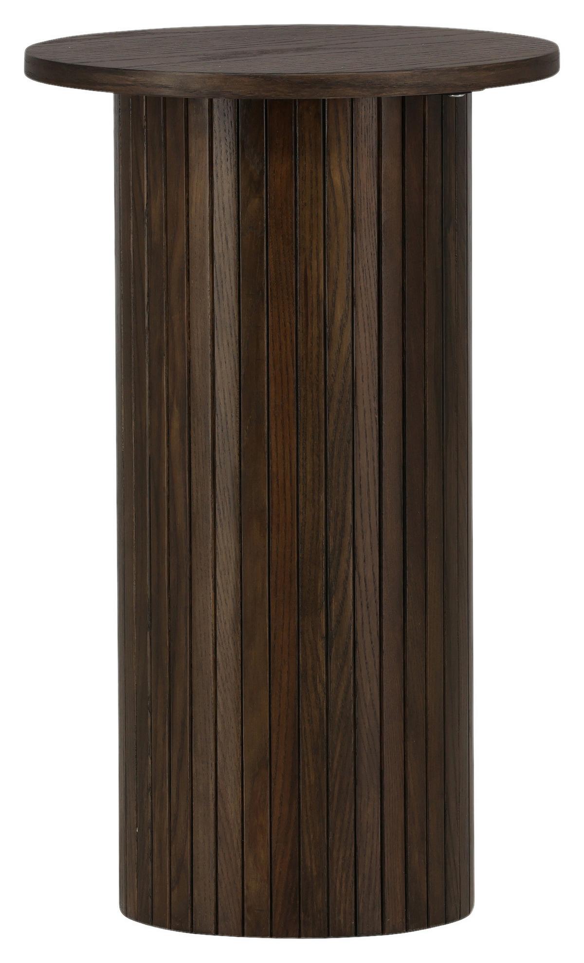 Beistelltisch Bianca - Mokka, Design, Holzwerkstoff (40/40/65cm) - Livetastic