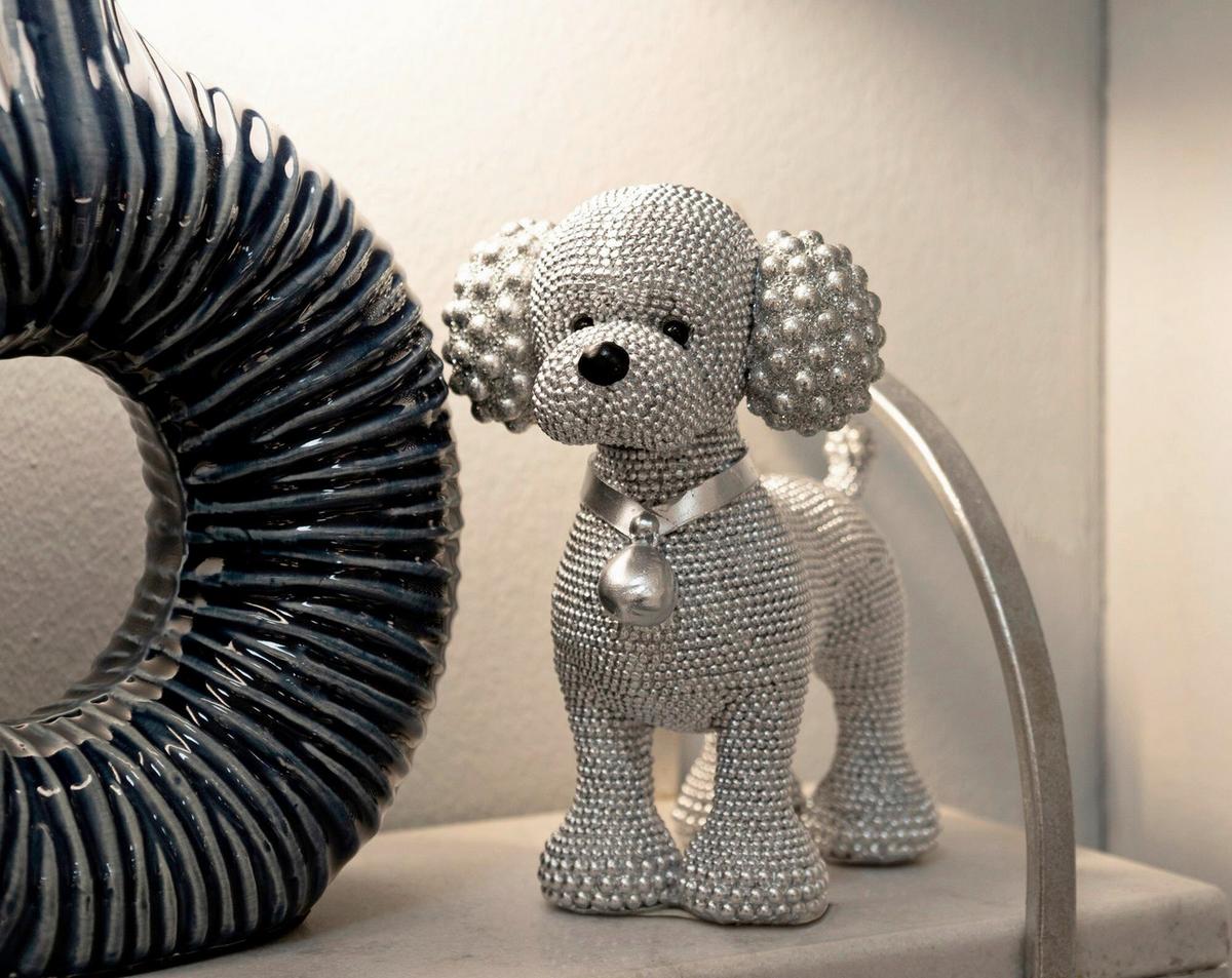 Skulptur Kunststoff, Silver - Basics, Kunststoff (15/15/9.5cm)