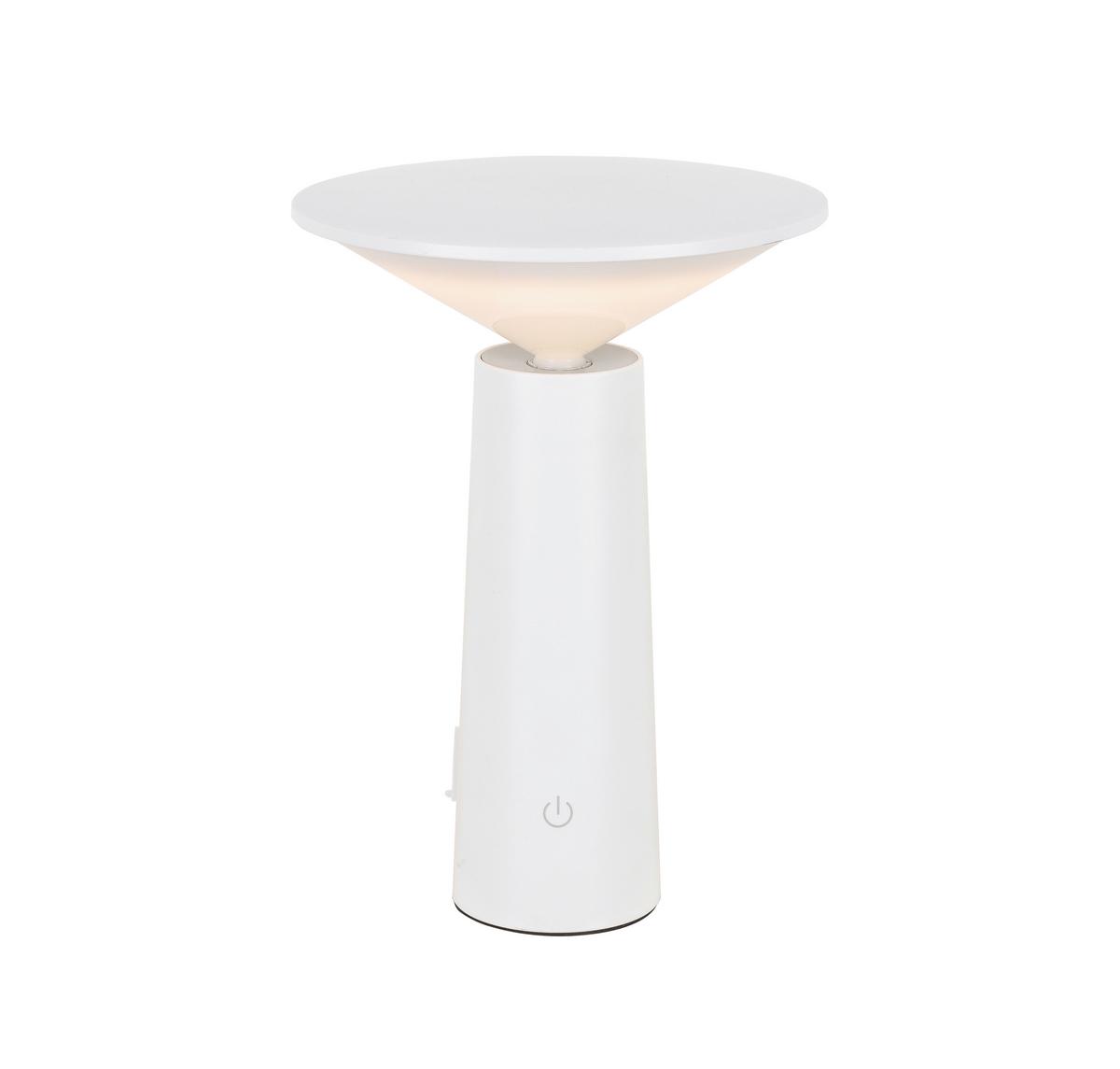 Venkovní LED svítidlo KOLIM, P/V: 14/19cm - bílá, Romantický / Rustikální, plast (14cm) - Modern Living