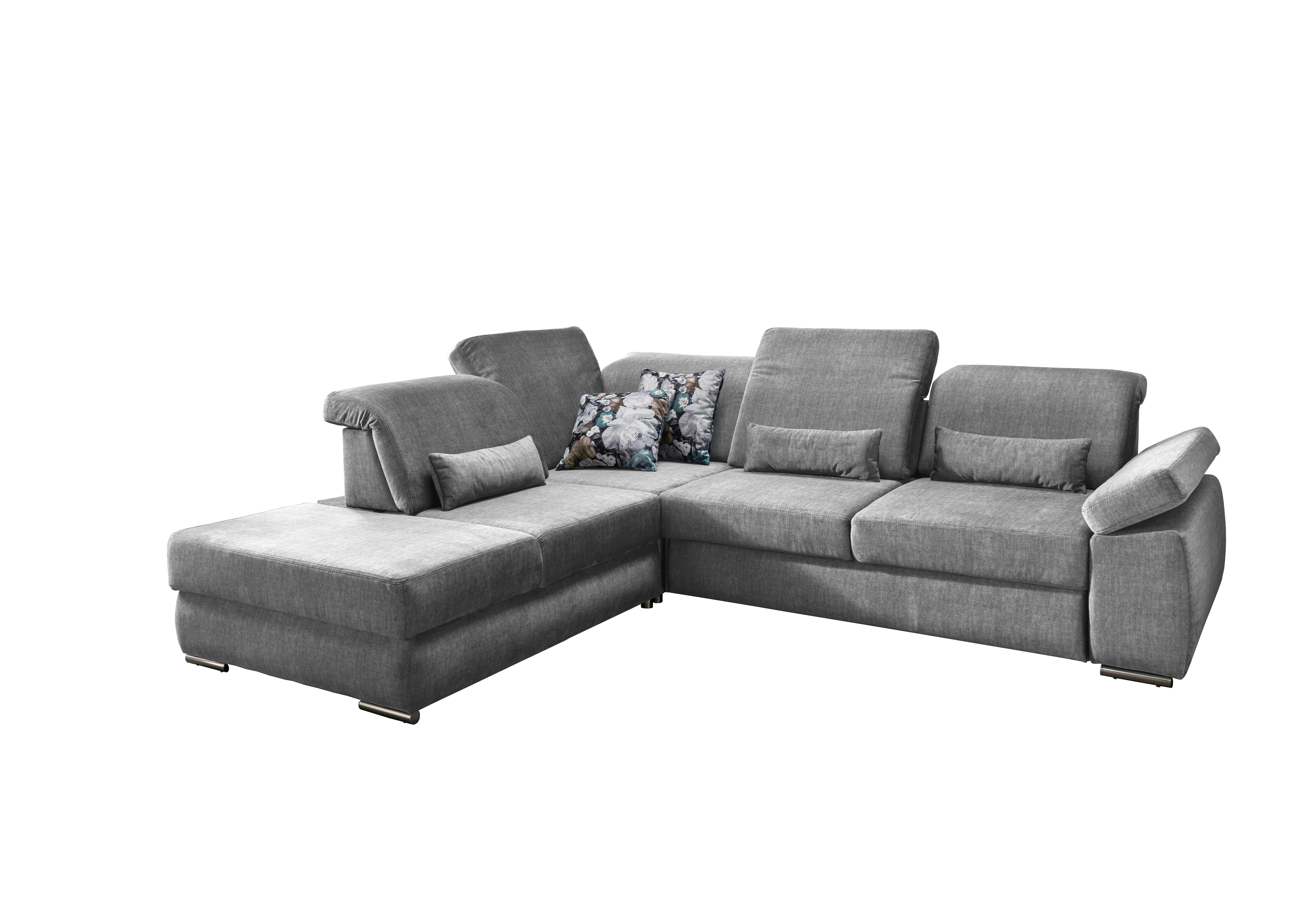 Ecksofa Parole Grau mit Relaxfunktion » kaufen