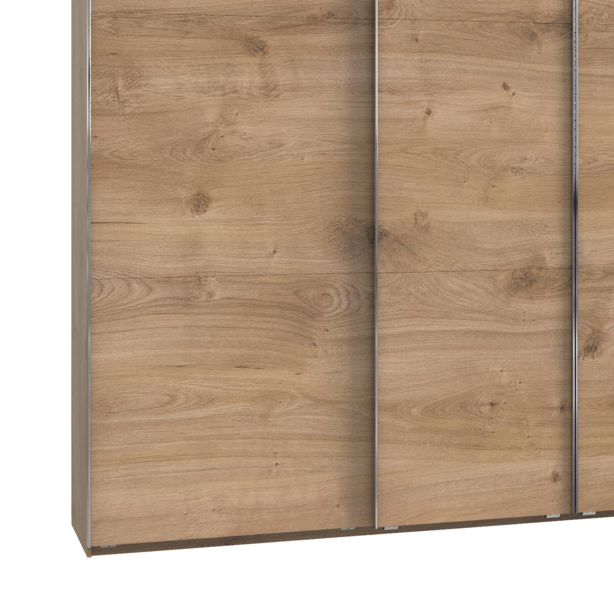 Schwebetürenschrank 350cm Level 36a, Eiche Dekor - Eichefarben, Basics, Holzwerkstoff (350/216/65cm) - MID.YOU
