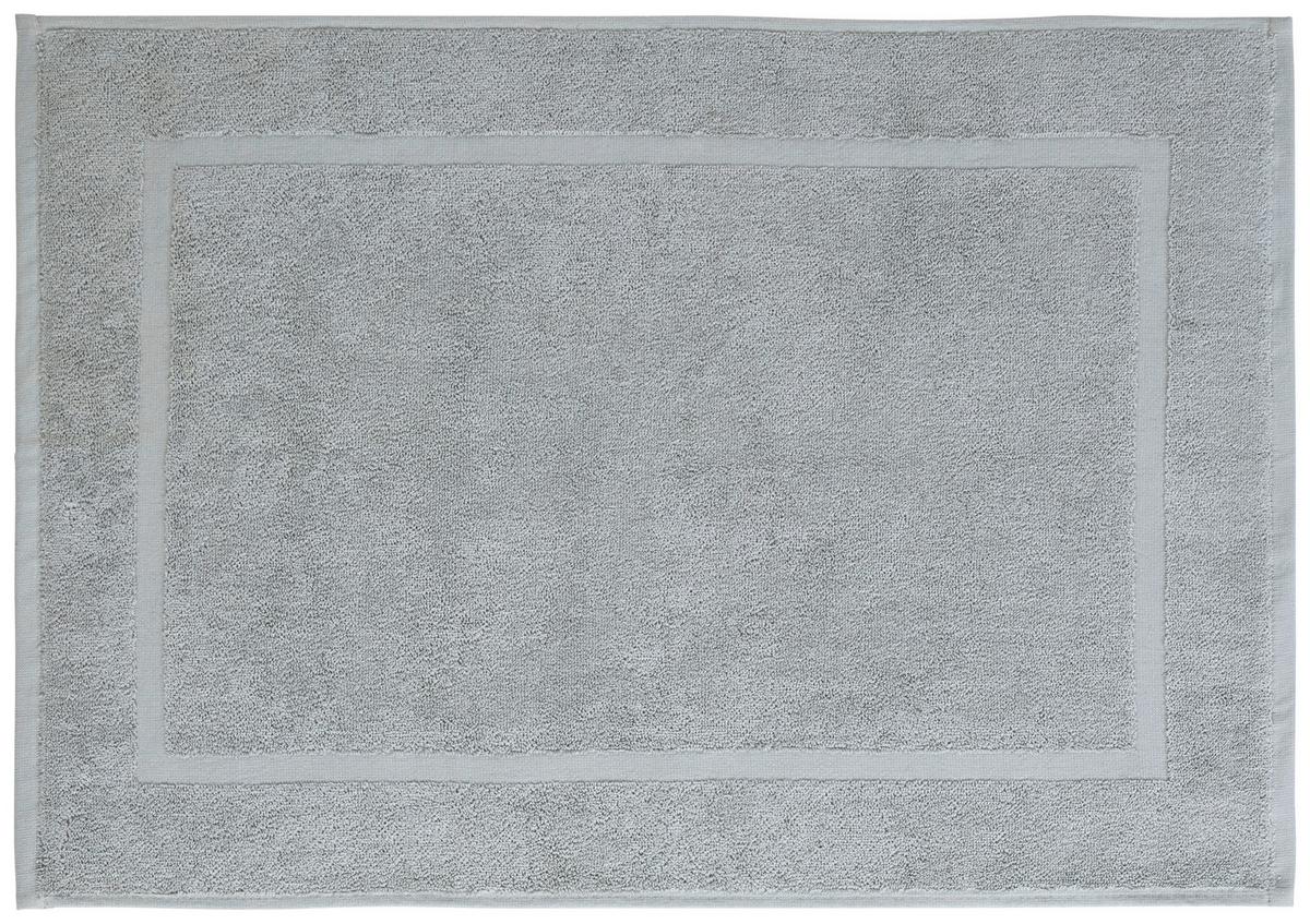 KÚPEĽŇOVÁ PREDLOŽKA Melanie, 50/70cm, svetlosivá - svetlosivá, textil (50/70cm) - Modern Living