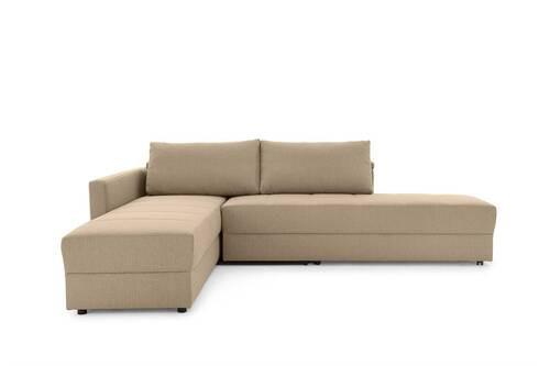 Ecksofa Looks Iii - Beige/Schwarz, Design, Textil (287/229cm) - LOOKS by W.Joop