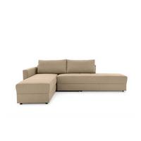 Ecksofa Looks IIi - Beige/Schwarz, Design, Textil (287/229cm) - LOOKS by W.Joop