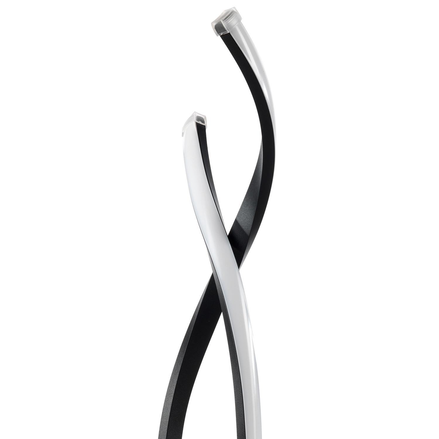 LED-Tischleuchte 4948/Ln - Schwarz, Design, Kunststoff/Metall (18/50cm)