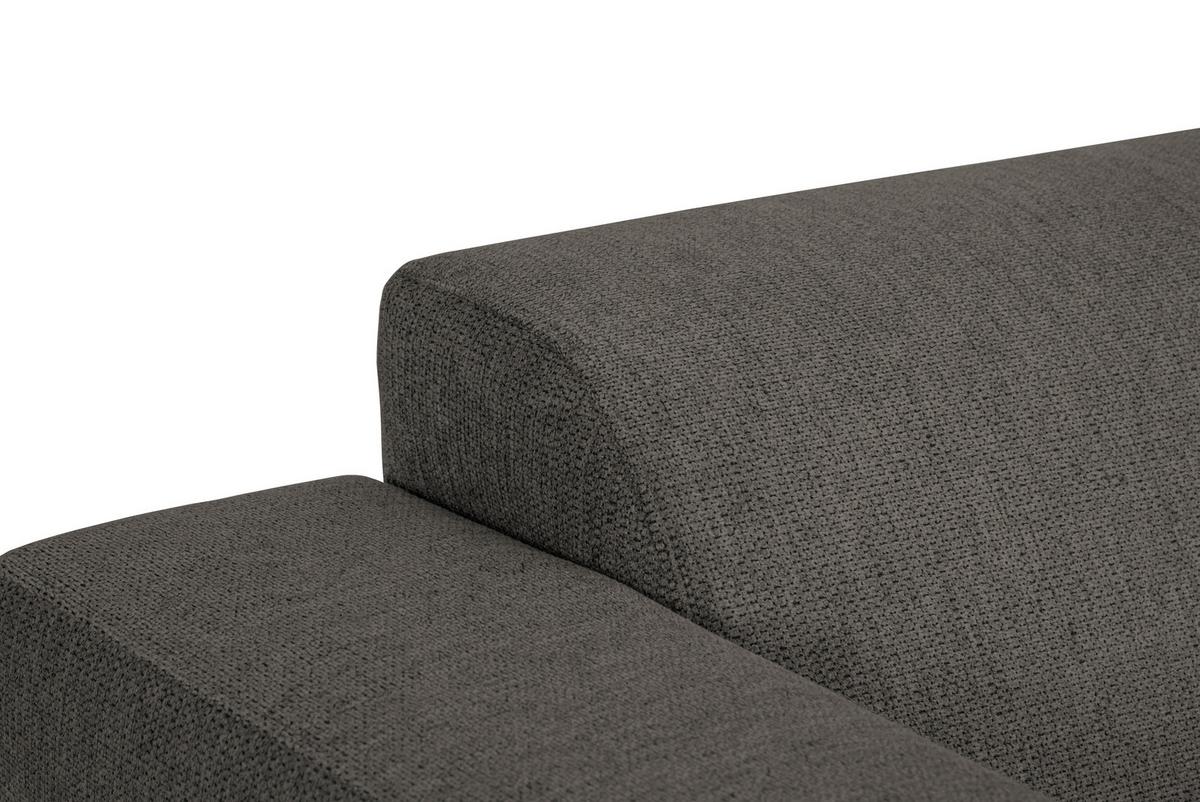 3-Sitzer-Sofa Oslo Anthrazit B: 218 cm - Anthrazit/Schwarz, Design, Textil (218/77/93cm) - MID.YOU