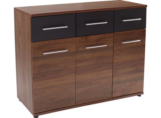 Kommode Dandy - Nussbaumfarben/Schwarz, MODERN, Holzwerkstoff (135/90/40cm) Kommode Dandy - Nussbaumfarben/Schwarz, MODERN, Holzwerkstoff (135/90/40cm)