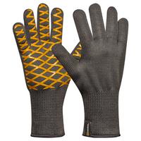 Grillhandschuh Grill Master aus Kunststoff - Gelb/Grau, Basics, Kunststoff (40/18/3,5cm)