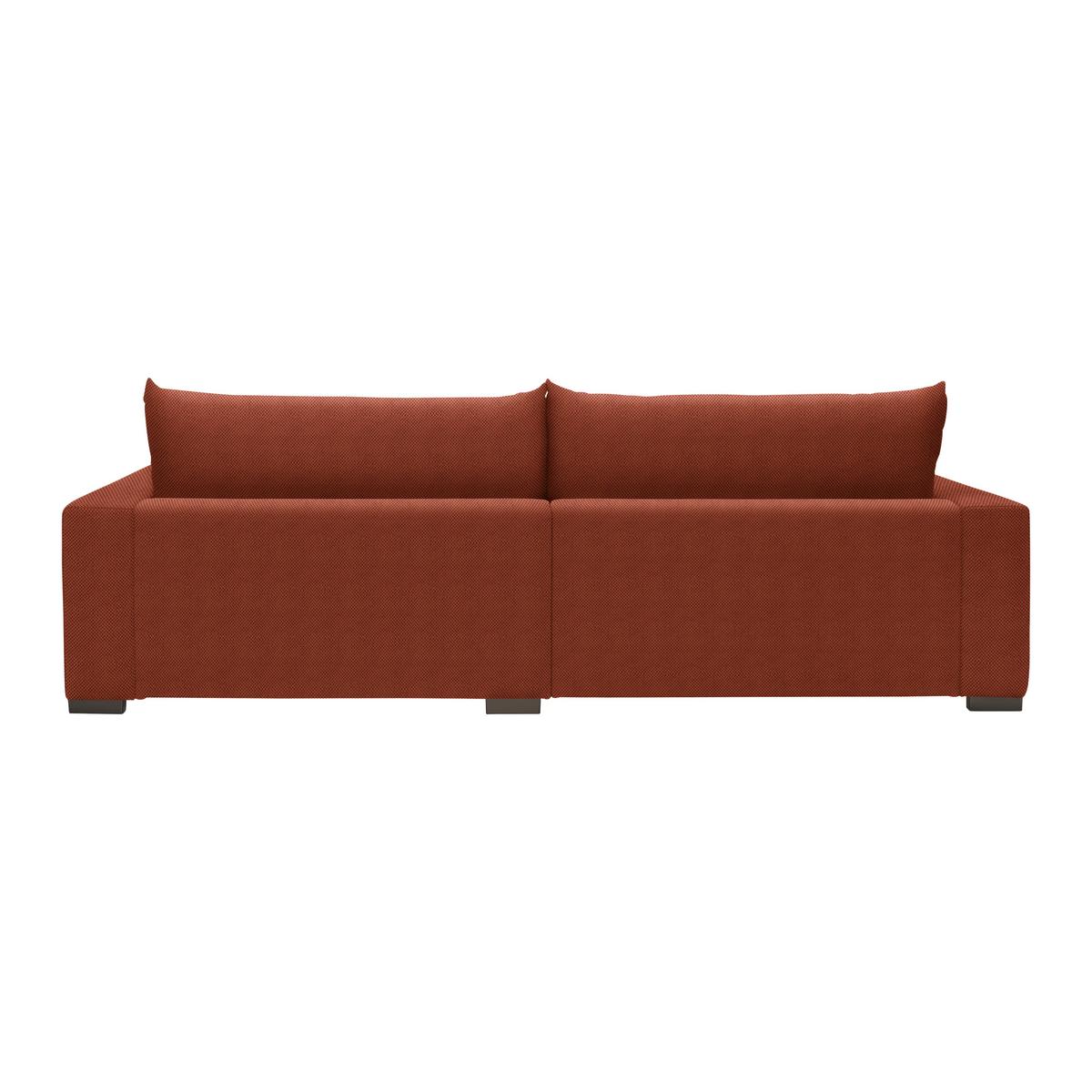 Mega pohovka PEDRO 1200, terracotta - terracotta, Moderní, kov/dřevo (261/83/124cm) - Mömax