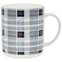 Kávésbögre Juliana - fehér/szürke, Konventionell, kerámia (8,7/10,2cm) - Luca Bessoni