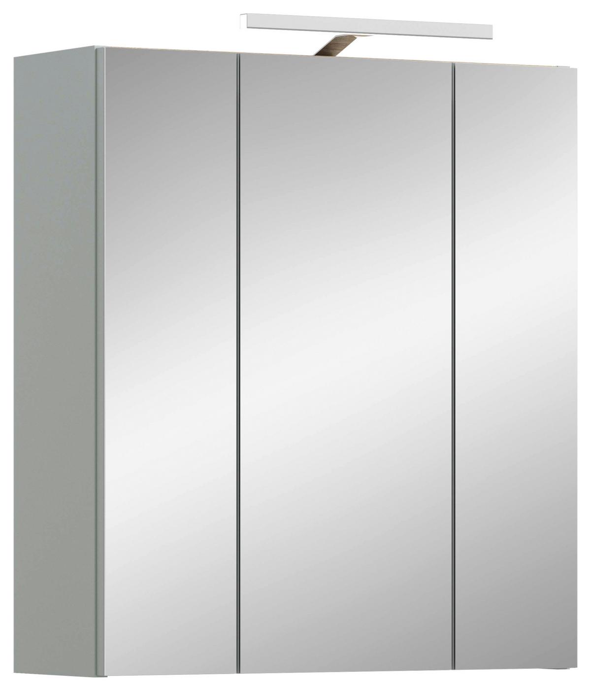 Spiegelschrank Star, Eiche B: 60 Cm - Eiche San Remo, MODERN, Glas/Holzwerkstoff (60/68/19cm) - MID.YOU