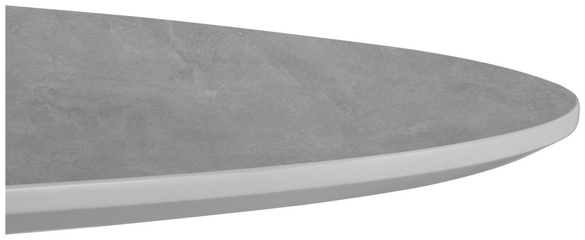 Esstisch Lote-Giga-S - Schwarz/Grau, MODERN, Holzwerkstoff/Metall (180/75/90cm)