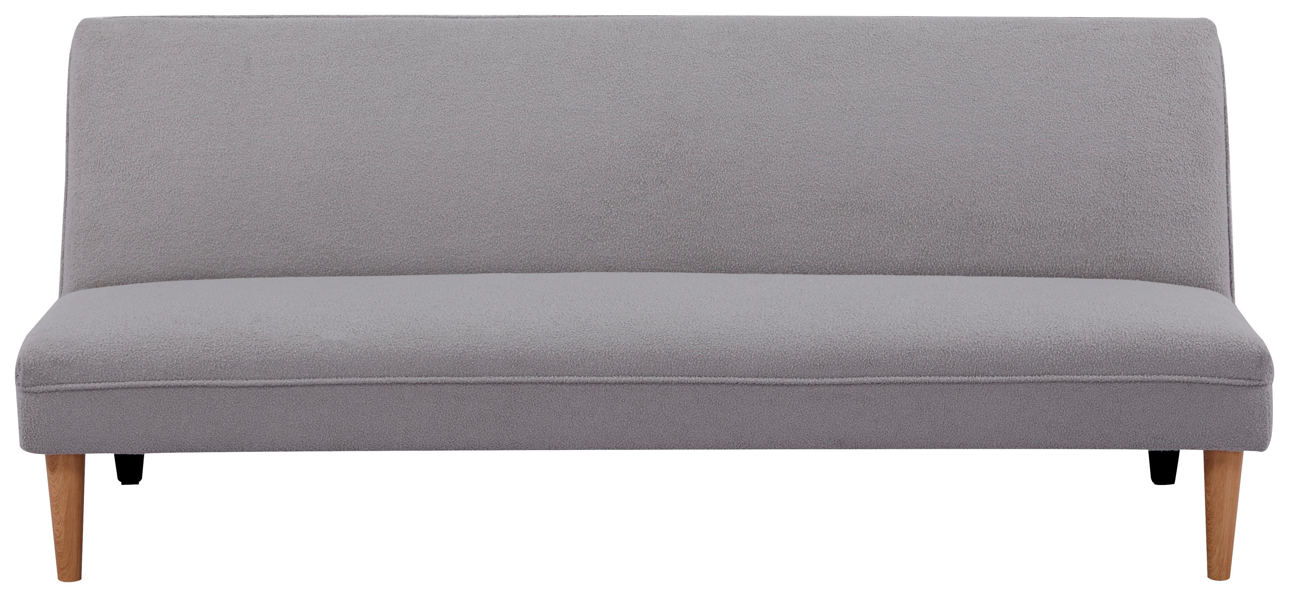 Rozkládací pohovka ZERR, buklé, šedá - šedá/černá, Moderní, dřevo/textil (183/77/87cm) - P & B