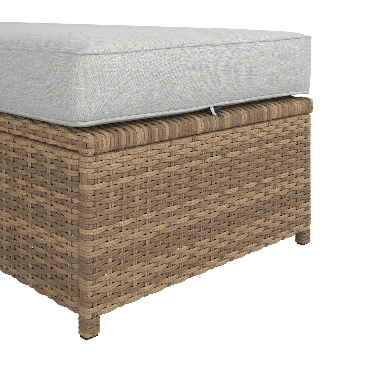 Loungegarnitur Bellagio - Gelb/Grau, MODERN, Kunststoff/Textil (178/67,5/67,5cm) - Beldano