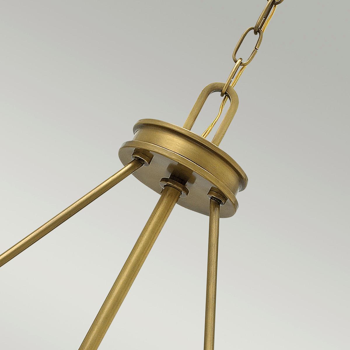 Függőlámpa Hk-Collier-P - sárgarézszínű, Konventionell, üveg/fém (54.3/62.1cm) - Elstead Lighting