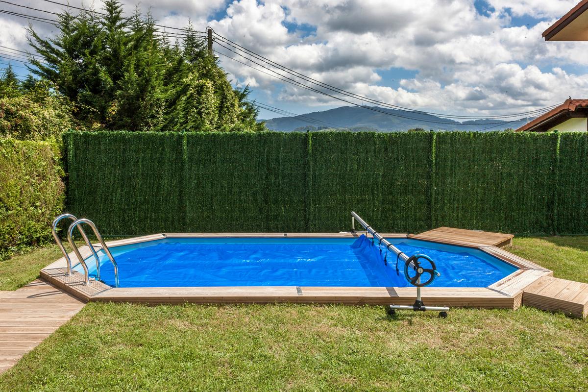 Schutzplane Planenaufroller - Alufarben, KONVENTIONELL, Metall (5,5cm) - Gre