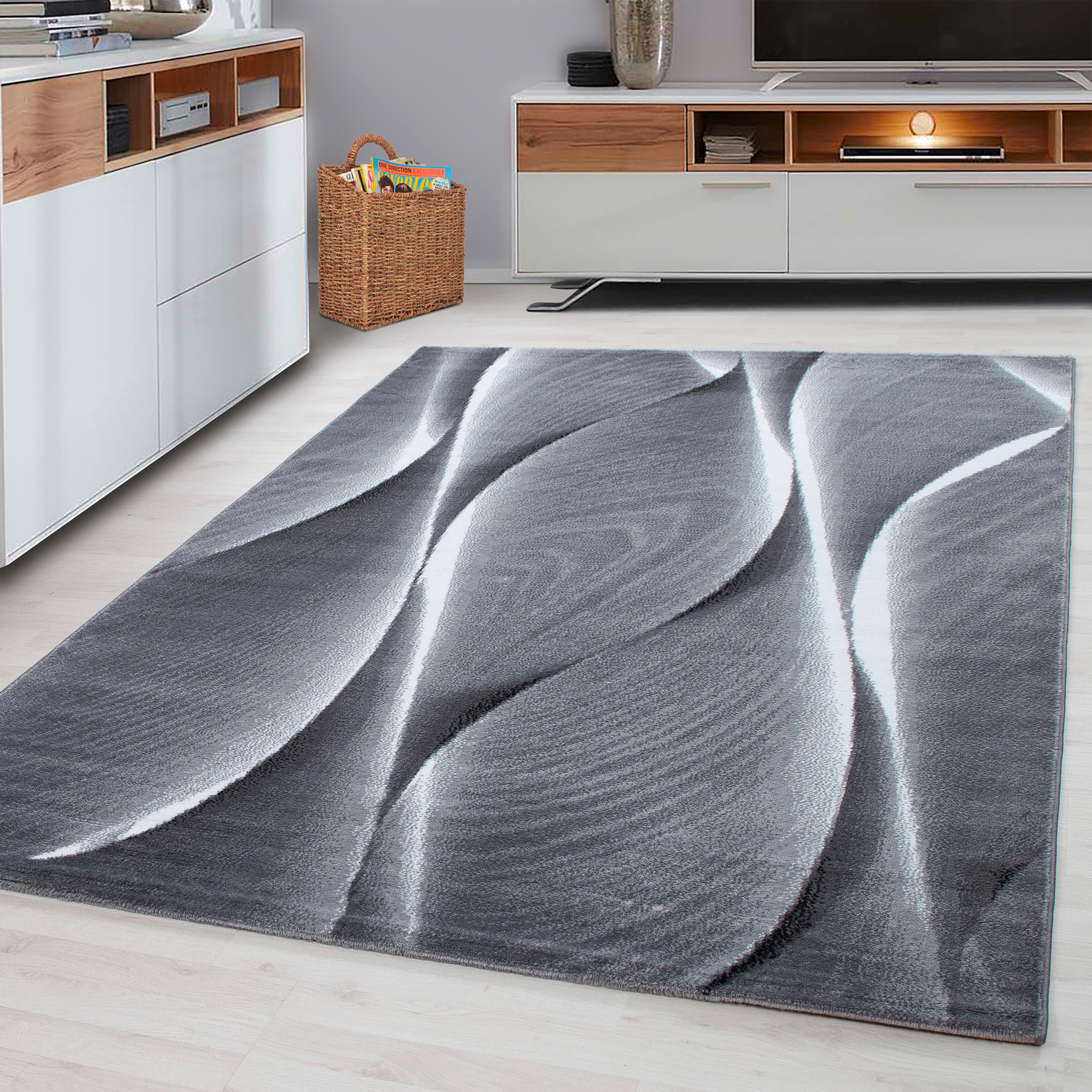 Flachwebteppich Parma - Schwarz, Design, Textil (240/340cm) - Novel