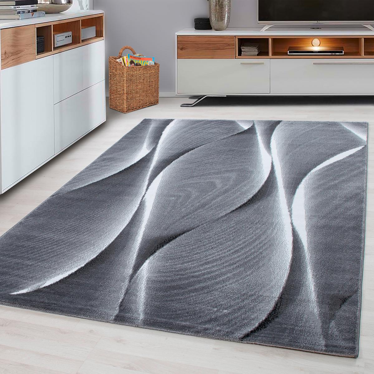 Flachwebteppich Parma - Schwarz, Design, Textil (240/340cm) - Novel