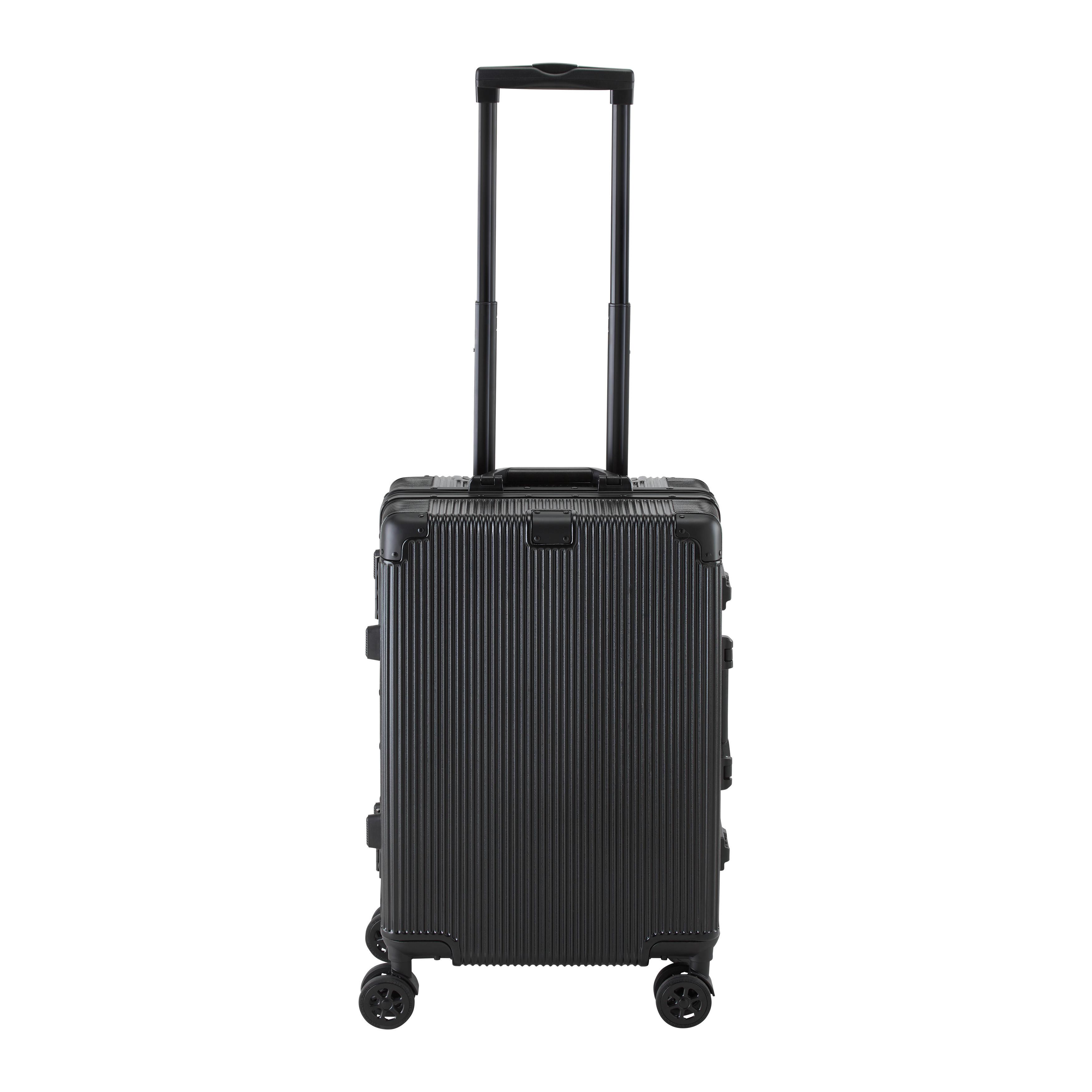 Cestovný kufor MIAMI -S- - čierna, Modern, kov/textil (38/24/58cm) - Mömax