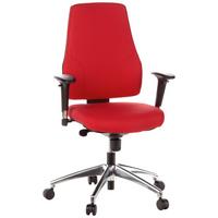 Drehstuhl Pro-Tec 200 Rot - Rot, MODERN, Kunststoff/Textil (60/126/45cm) - MID.YOU