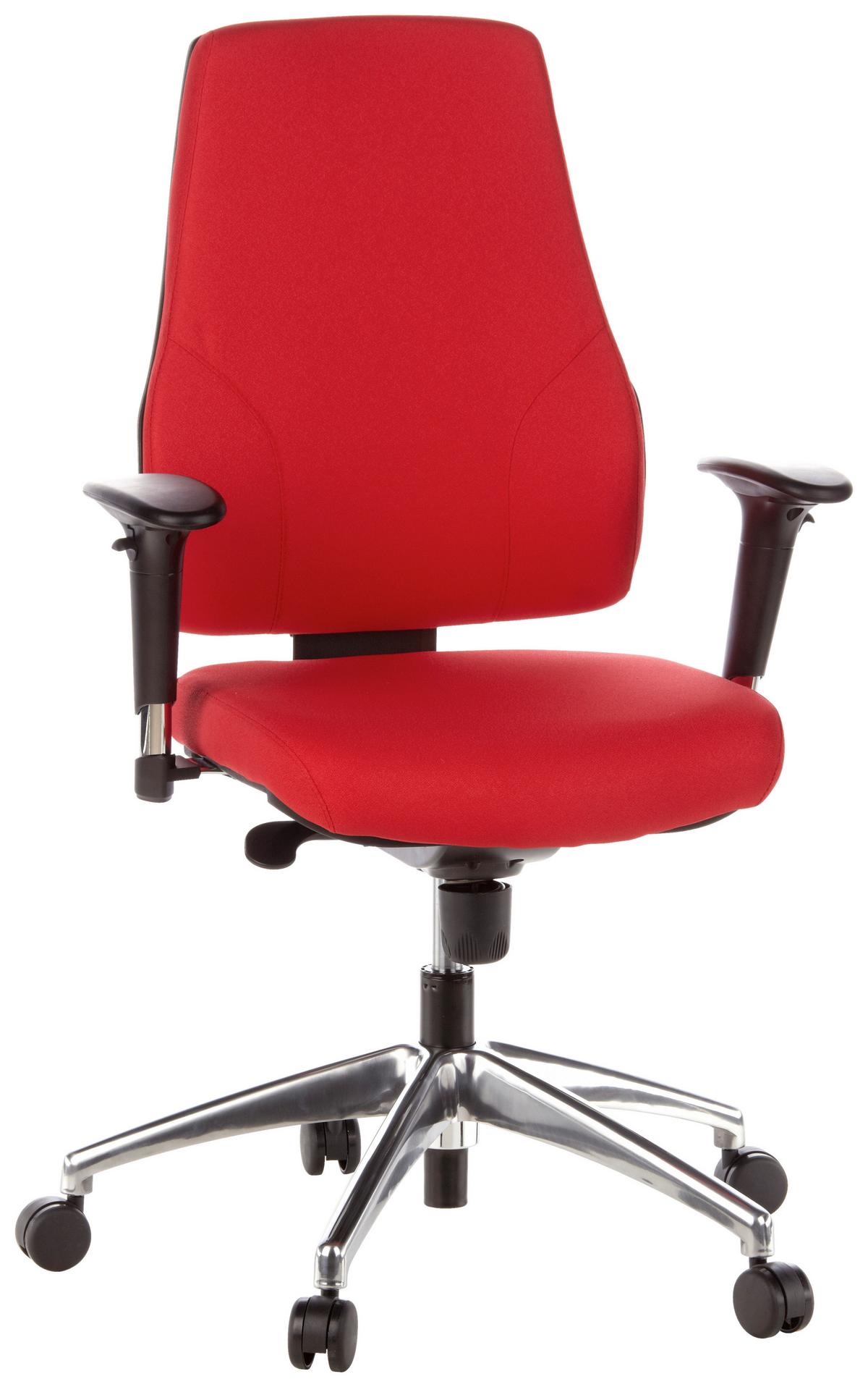 Drehstuhl Pro-Tec 200 Rot - Rot, MODERN, Kunststoff/Textil (60/126/45cm) - MID.YOU