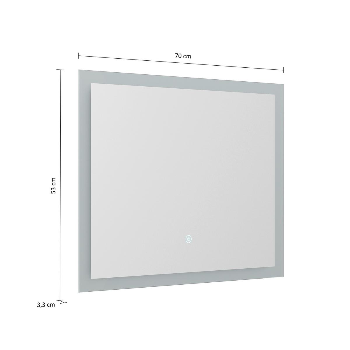 BADEZIMMER Limes, Weiß HG B: 70 cm - Weiß Hochglanz/Weiß, Basics, Keramik/Holzwerkstoff (70cm) - MID.YOU