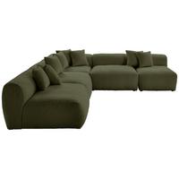 Ecksofa Bloom Olivgrün - Olivgrün, Trend, Textil (315/300cm) - Livetastic