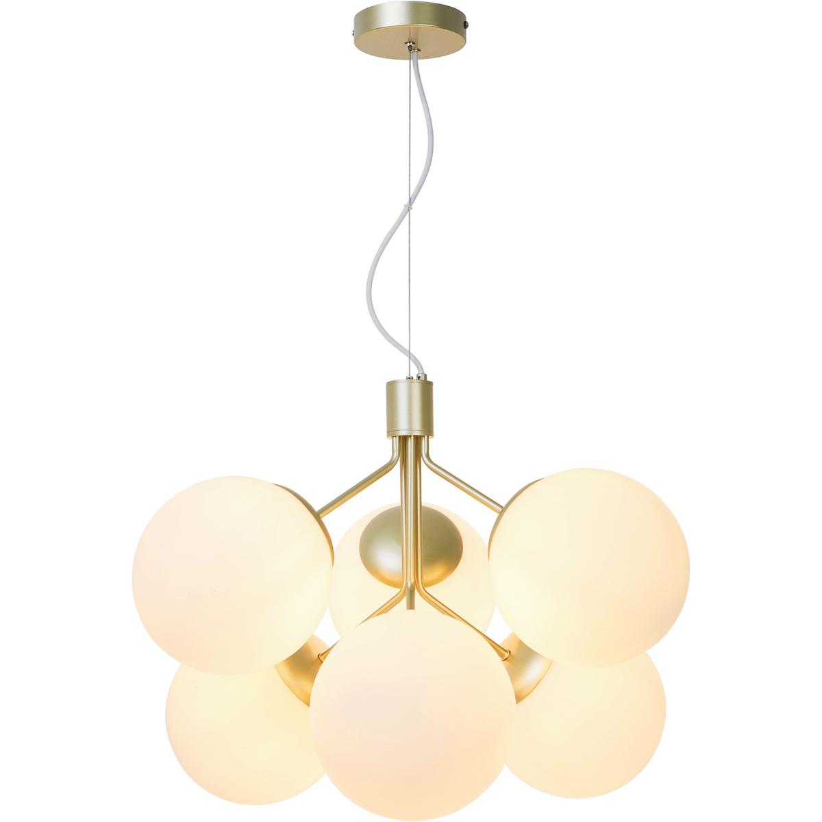 Hängeleuchte Ivona Pela Messingfarben - Messingfarben, KONVENTIONELL, Glas/Metall (45/62cm) - Nordlux