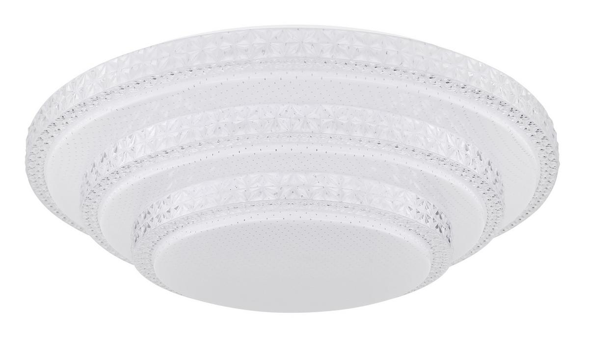 LED-Deckenleuchte 48005fsh-30 Ø 50 cm mit Fernbedienung - Weiß, LIFESTYLE, Kunststoff/Metall (49,5/12,7cm)