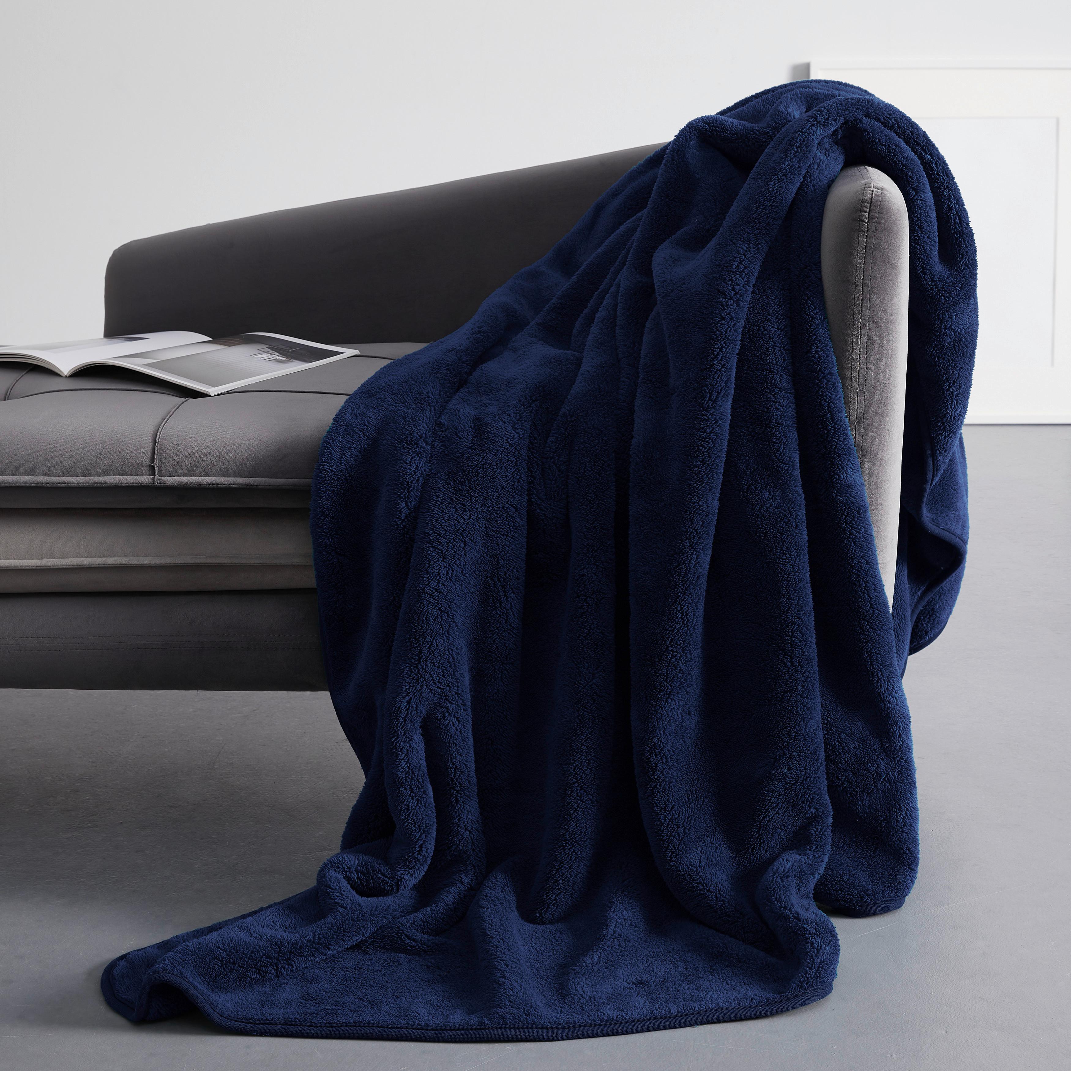 Deka S'oliver Tmavě Modrá 150x200 Cm - tmavě modrá, Moderní, textil (150/200cm) - S. Oliver