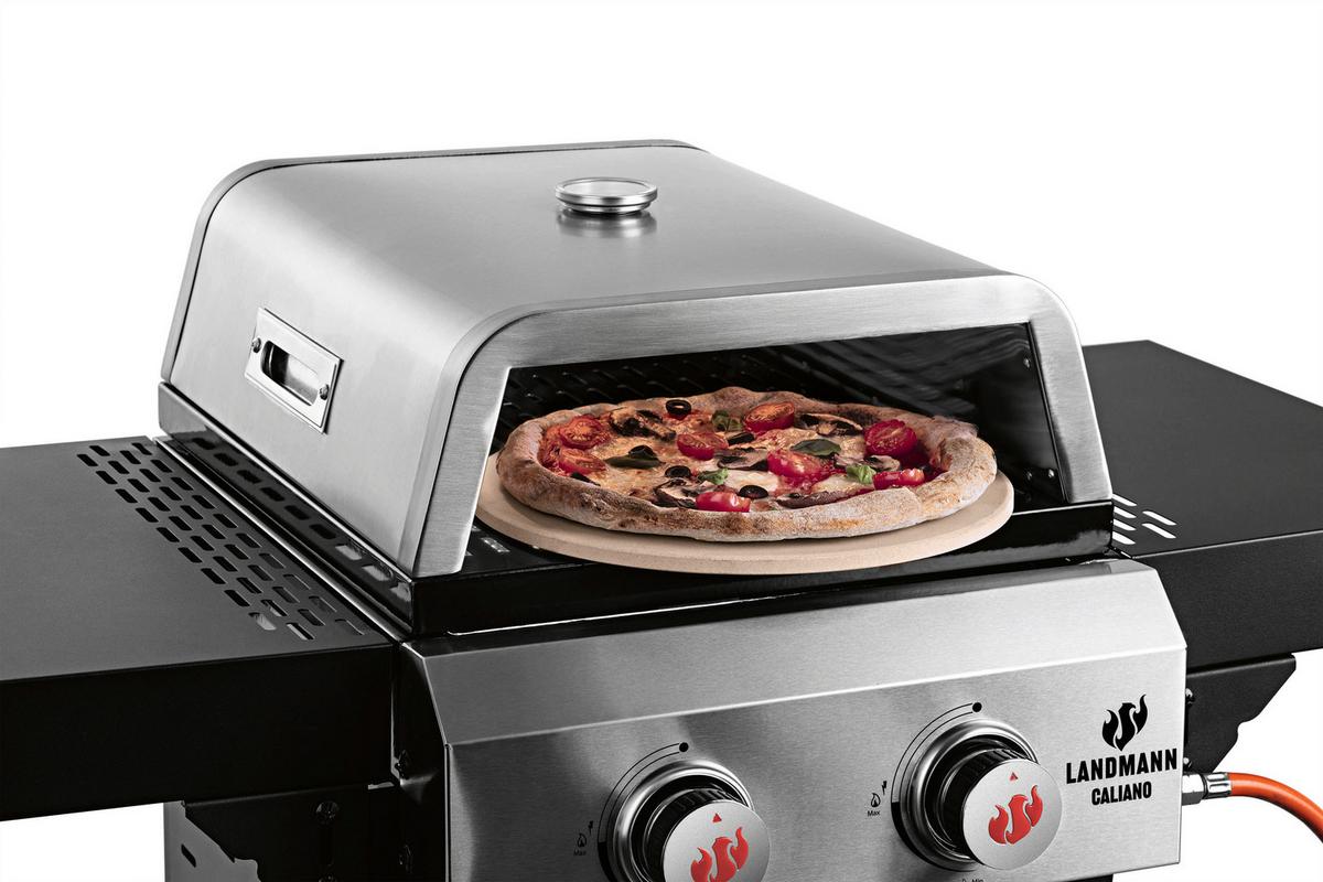 Gasgrill Landmann Gasgrill Caliano 2.0 - Chromfarben/Schwarz, Basics, Metall (98/58/105cm)