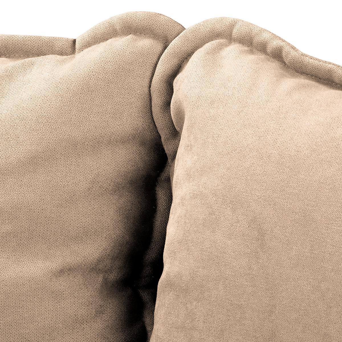 3-sitzer-sofa Beata Beige B: 193 Cm - Wengefarben/Beige, Design, Textil (193/86/87cm) - Livetastic