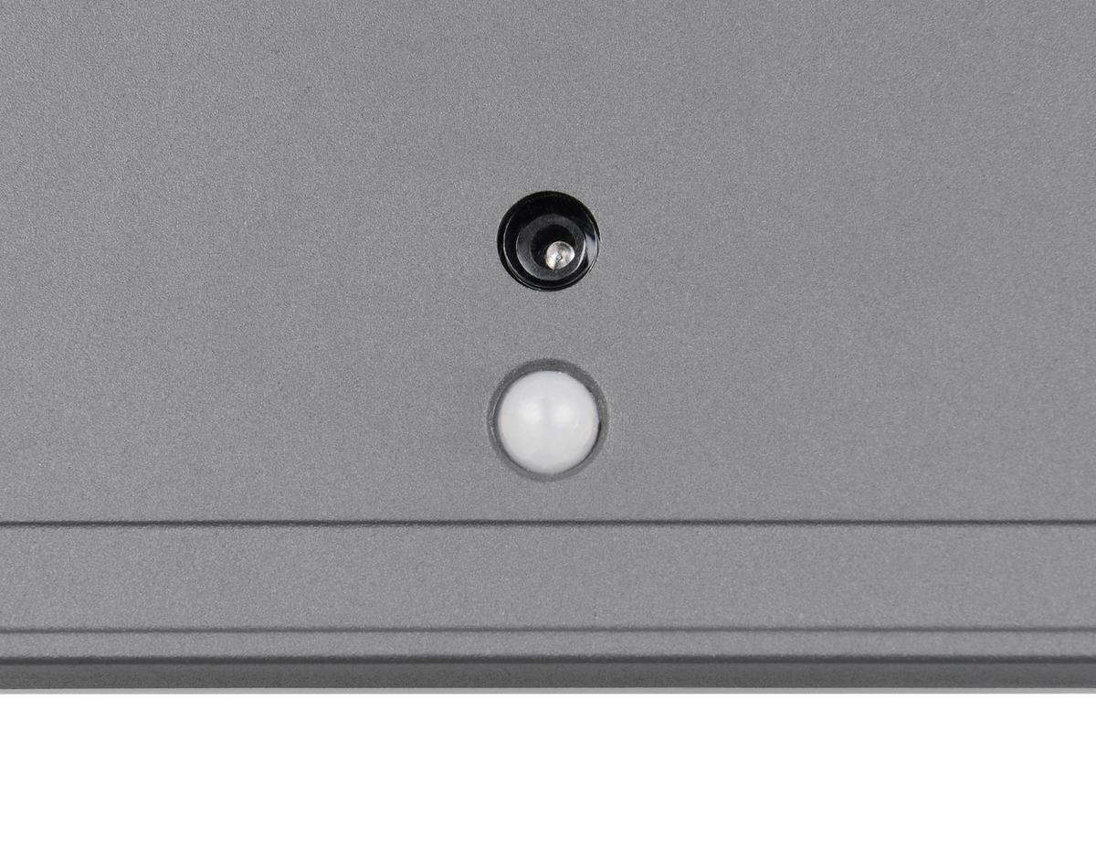 Außenwandleuchte Fortaleza Anthrazit B: 14 Cm - Anthrazit, Design, Metall (14/14/3,5cm)