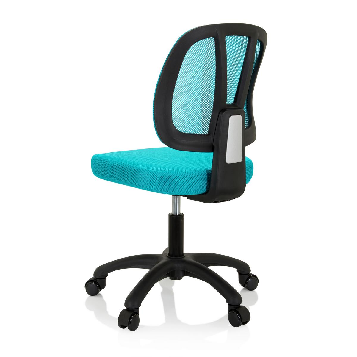 Jugenddrehstuhl Kid Yu Türkis Bis 80 Kg - Türkis/Schwarz, MODERN, Kunststoff/Textil (46/84/51cm) - MID.YOU