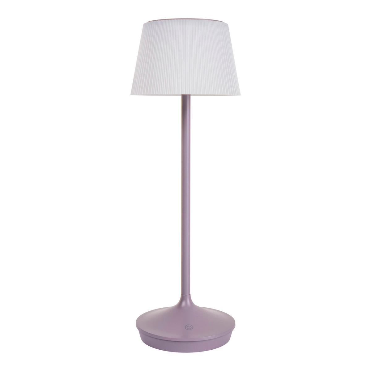 Solarleuchte 5310797 Emmi - Brombeere/Weiß, Trend, Kunststoff/Metall (13/38cm) - Näve