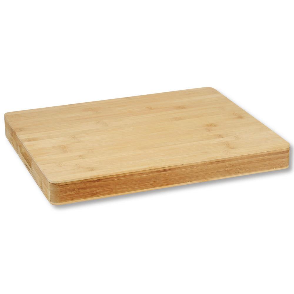 Schneidebrett Hellbraun L: 50 Cm - Hellbraun, Basics, Naturmaterialien (50/40/5cm) - Kesper