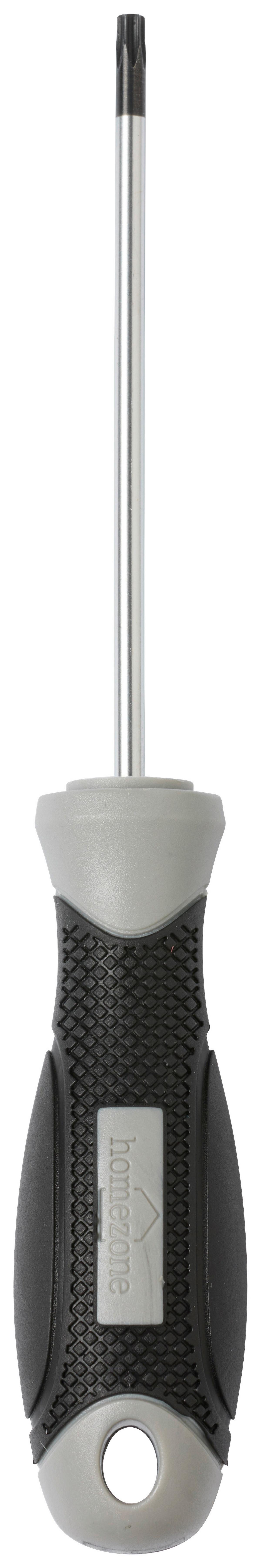 Schraubendreher Schraubendreher T20 4,0x100mm - Schwarz/Grau, Basics, Kunststoff/Metall (10cm) - Homezone
