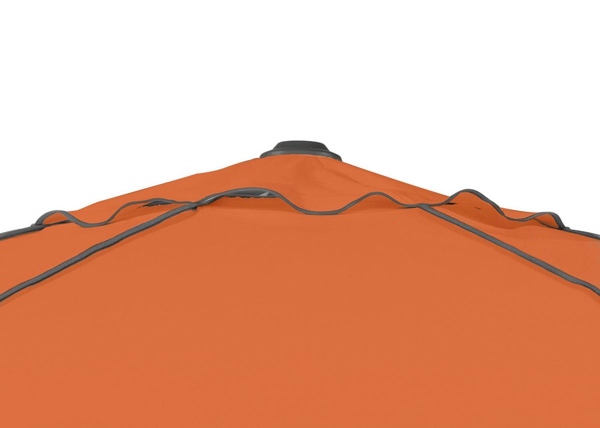 Sonnenschirm Adria Bxhxt: 300x275x300 Cm Terracotta - Anthrazit/Terracotta, Basics, Textil/Metall (300/275/300cm) - Schneider