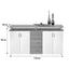 Highboard Lift - Eichefarben/Weiß, MODERN, Holz/Holzwerkstoff (178/90/38cm) Highboard Lift - Eichefarben/Weiß, MODERN, Holz/Holzwerkstoff (178/90/38cm)