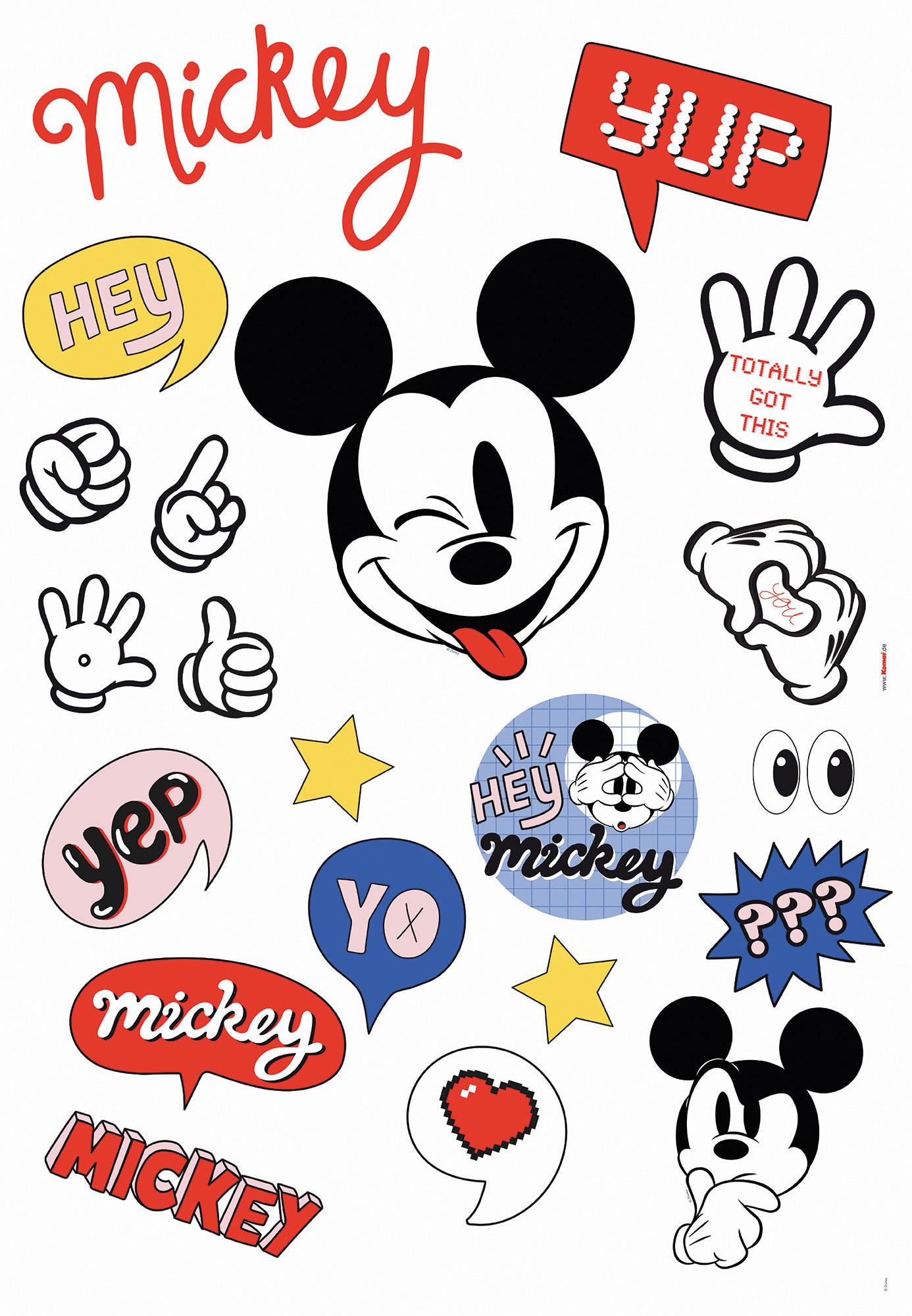 Wandtattoo Its A Mickey Thing - Multicolor, Basics, Kunststoff (50/70cm) - Komar