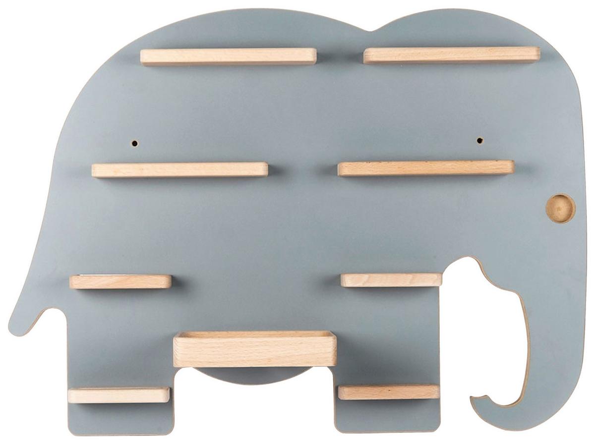 Kinderregal Boarti Grau B: 54 cm - Grau, MODERN, Holzwerkstoff (54/40/19cm) - MID.YOU