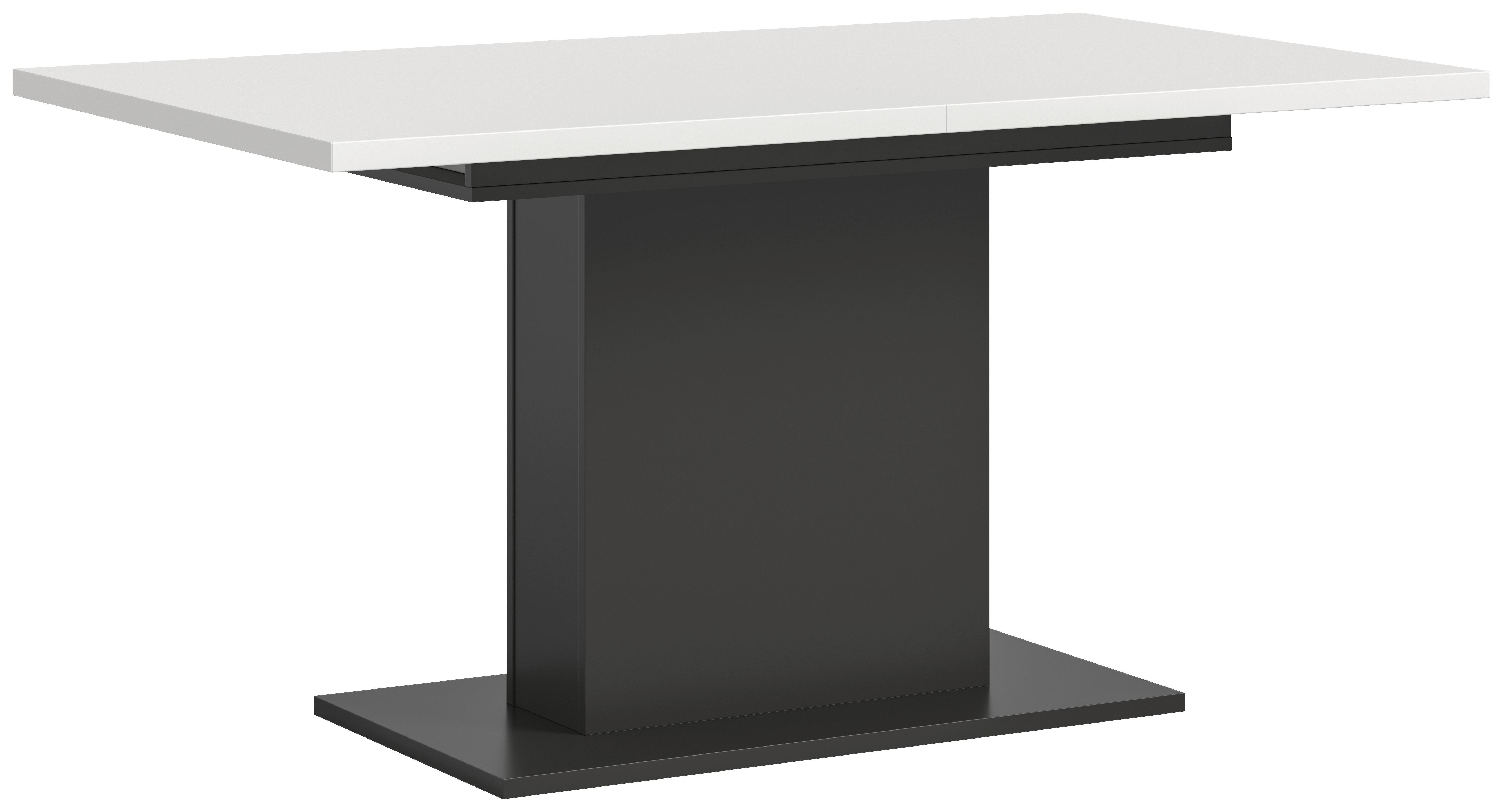Ausziehtisch Marlon 150 Az Weiß/Grau, B:150-190 cm - Weiß/Grau, KONVENTIONELL, Holzwerkstoff (150-190/76/90cm)