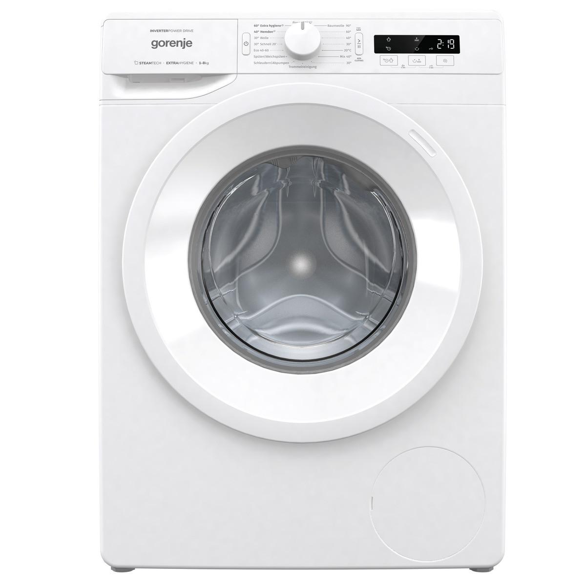 Waschmachine Wnpi84aps 8 Kg 1400 U/Min - Weiß, Basics, Kunststoff/Metall (60/85/54,5cm) - Gorenje