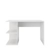 Schreibtisch Taipei - Weiß Hochglanz, MODERN, Holzwerkstoff (120/75/60cm) - MID.YOU