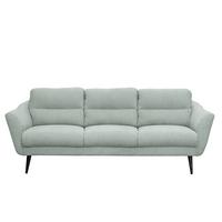 3-sitzer-sofa Tromso Hellblau B: 209 Cm - Schwarz/Hellblau, Design, Textil (209/87/88cm) - Livetastic